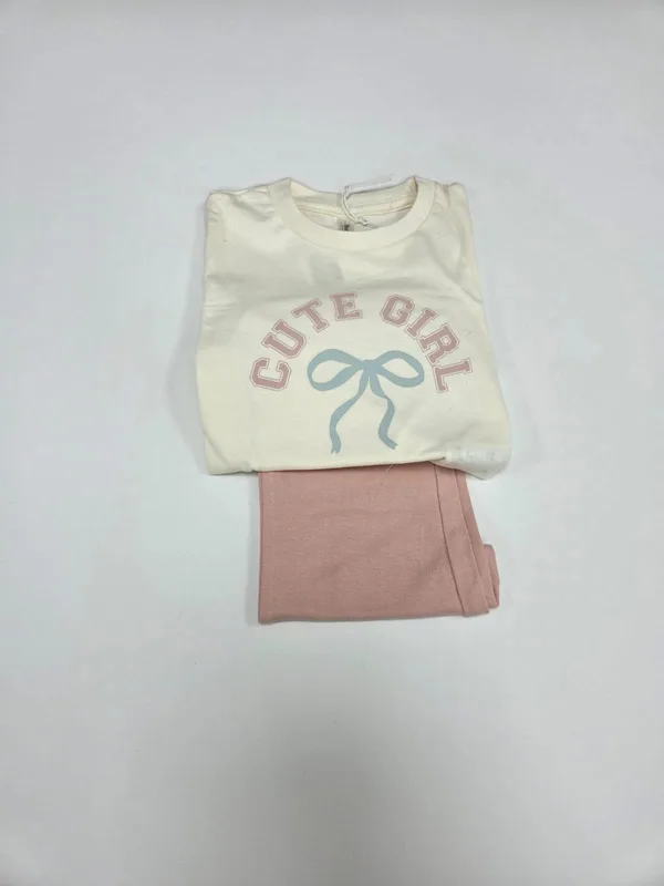 חליפת ג';רסי + לייקרה CUTE GIRL