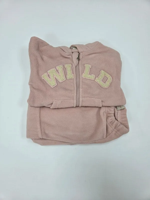 חליפת מיקרו פליז עם רוכסן - בנות