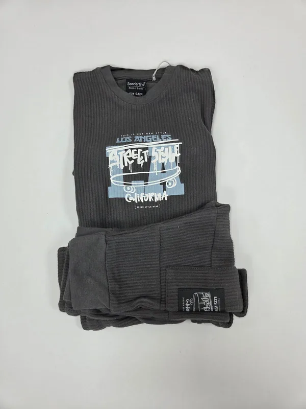 חליפת ג';רסי פסים ארוכה - בנים