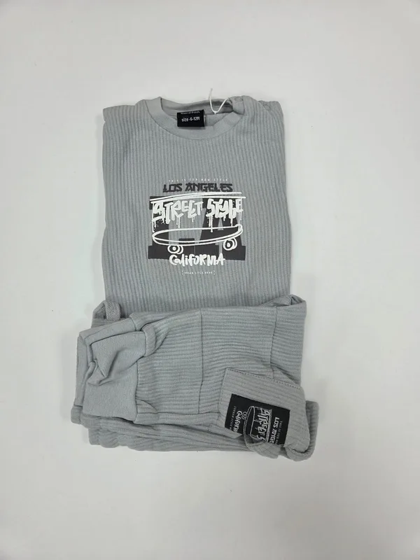 חליפת ג';רסי פסים ארוכה - בנים