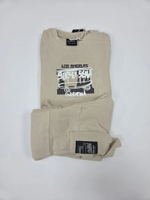 חליפת ג';רסי פסים ארוכה - בנים