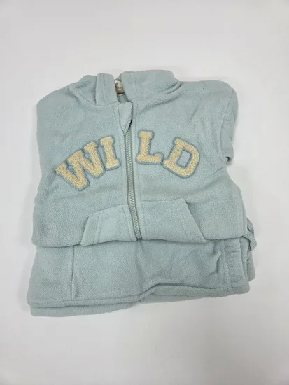 חליפת מיקרו פליז עם רוכסן - בנות