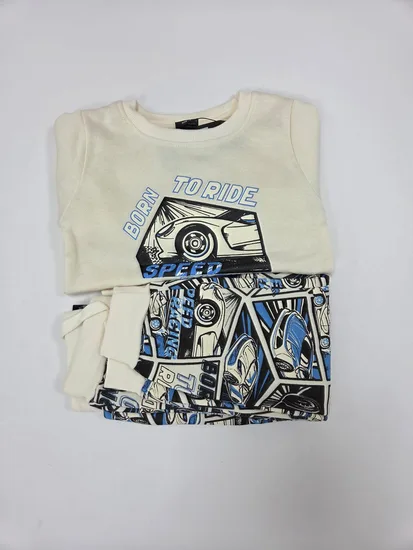 פיג'מת פוטר מכוניות - בנים