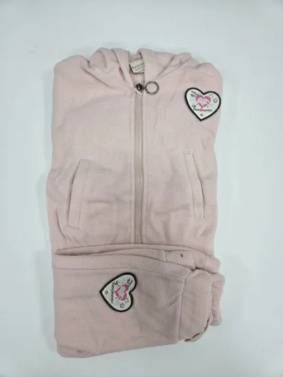 חליפת מיקרו פליז עם רוכסן