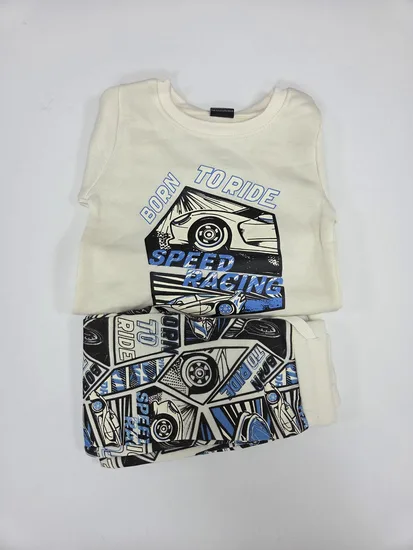 פיג'מת פוטר מכוניות - בנים